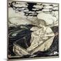 Danae and her son Perseus, 1903-Arthur Rackham-Mounted Giclee Print