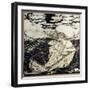 Danae and her son Perseus, 1903-Arthur Rackham-Framed Giclee Print