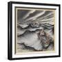 Danae and Perseus-Arthur Rackham-Framed Art Print