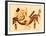 Danae and the Golden Shower, Illustration from 'Greek Vase Paintings'-English-Framed Giclee Print