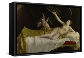 Danaë and the Shower of Gold, 1621-3-Orazio Gentileschi-Framed Stretched Canvas