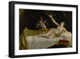 Danaë and the Shower of Gold, 1621-3-Orazio Gentileschi-Framed Giclee Print