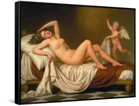 Danaë and the Shower of Gold, 1787-Adolf Ulrik Wertmüller-Framed Stretched Canvas