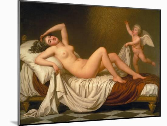 Danaë and the Shower of Gold, 1787-Adolf Ulrik Wertmüller-Mounted Giclee Print