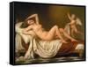 Danaë and the Shower of Gold, 1787-Adolf Ulrik Wertmüller-Framed Stretched Canvas