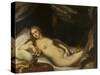 Danaë and the Shower of Gold-Italian School-Stretched Canvas