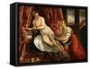 Danae, c.1570-Domenico Robusti Tintoretto-Framed Stretched Canvas