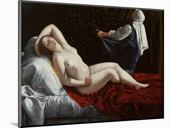 Danaë, C.1612-Artemisia Gentileschi-Mounted Giclee Print