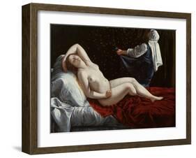 Danaë, C.1612-Artemisia Gentileschi-Framed Premium Giclee Print