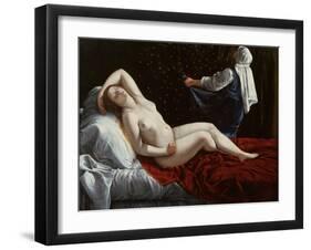 Danaë, C.1612-Artemisia Gentileschi-Framed Premium Giclee Print