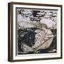 Danae Cast Adrift (1903)-Arthur Rackham-Framed Photographic Print