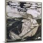 Danae Cast Adrift (1903)-Arthur Rackham-Mounted Photographic Print