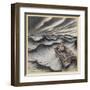 Danae Cast Adrift (1922)-Arthur Rackham-Framed Art Print