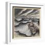 Danae Cast Adrift (1922)-Arthur Rackham-Framed Art Print