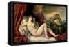 Danae, circa 1554-Titian (Tiziano Vecelli)-Framed Stretched Canvas