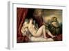 Danae, circa 1554-Titian (Tiziano Vecelli)-Framed Giclee Print