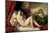 Danae, circa 1554-Titian (Tiziano Vecelli)-Mounted Giclee Print