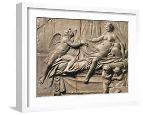 Danae of Correggio-Antonio Canova-Framed Giclee Print