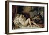 Danae Receiving the Golden Rain, 1553-Titian (Tiziano Vecelli)-Framed Giclee Print