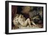 Danae Receiving the Golden Rain, 1553-Titian (Tiziano Vecelli)-Framed Giclee Print