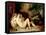 Danae Receiving the Shower of Gold-Titian (Tiziano Vecelli)-Framed Stretched Canvas