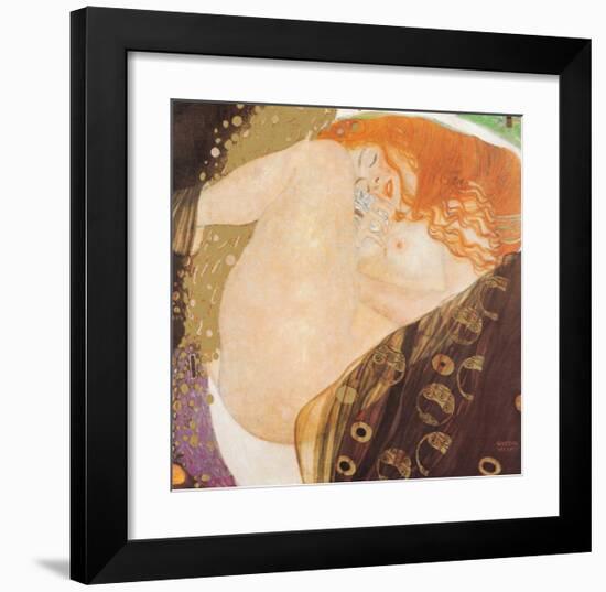 Danae-Gustav Klimt-Framed Art Print