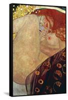 Danae-Gustav Klimt-Framed Stretched Canvas