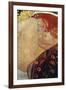 Danae-Gustav Klimt-Framed Art Print