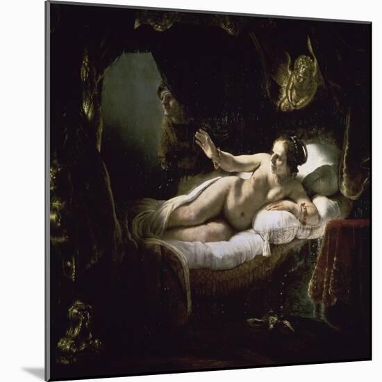 Danae-Rembrandt van Rijn-Mounted Giclee Print