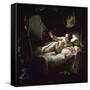 Danae-Rembrandt van Rijn-Framed Stretched Canvas