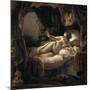 Danae-Rembrandt van Rijn-Mounted Art Print