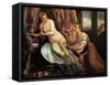 Danae-Tintoretto-Framed Stretched Canvas