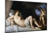 Danae-Titian (Tiziano Vecelli)-Mounted Giclee Print