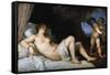 Danae-Titian (Tiziano Vecelli)-Framed Stretched Canvas