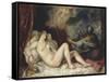 Danae-Titian (Tiziano Vecelli)-Framed Stretched Canvas