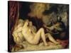 Danae-Titian (Tiziano Vecelli)-Stretched Canvas
