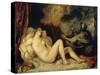 Danae-Titian (Tiziano Vecelli)-Stretched Canvas