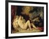 Danae-Titian (Tiziano Vecelli)-Framed Giclee Print