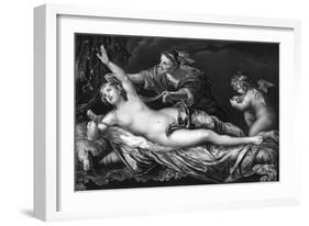 Danae-Sir Anthony Van Dyck-Framed Art Print