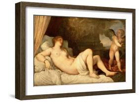 Danae-Titian (Tiziano Vecelli)-Framed Giclee Print