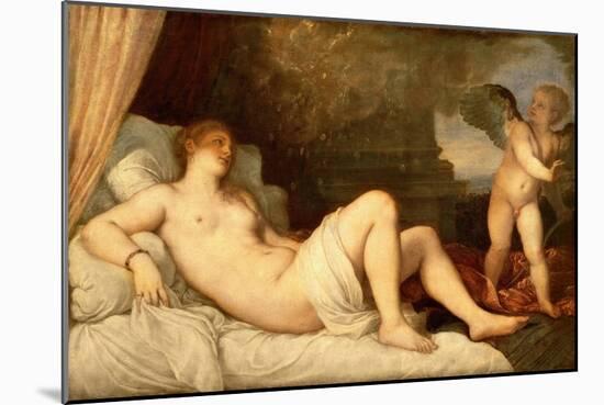 Danae-Titian (Tiziano Vecelli)-Mounted Giclee Print