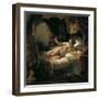 Danae-Rembrandt Rembrandt-Framed Giclee Print