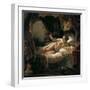 Danae-Rembrandt Rembrandt-Framed Giclee Print