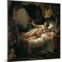 Danae-Rembrandt Rembrandt-Mounted Giclee Print