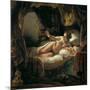 Danae-Rembrandt Rembrandt-Mounted Giclee Print