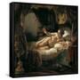 Danae-Rembrandt Rembrandt-Framed Stretched Canvas