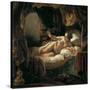 Danae-Rembrandt Rembrandt-Stretched Canvas