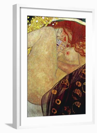 Danae-Gustav Klimt-Framed Art Print