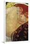 Danae-Gustav Klimt-Framed Art Print