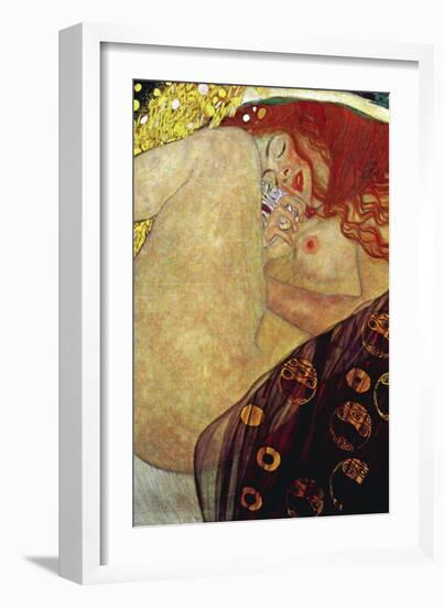 Danae-Gustav Klimt-Framed Art Print